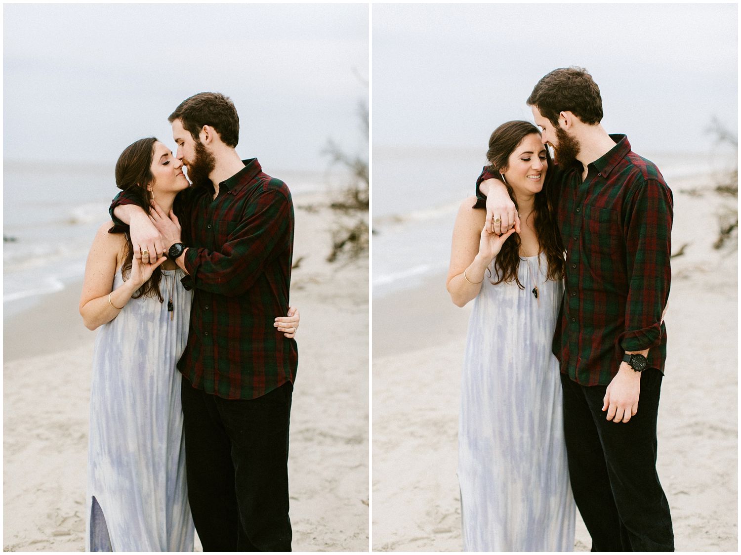 folly beach engagement session