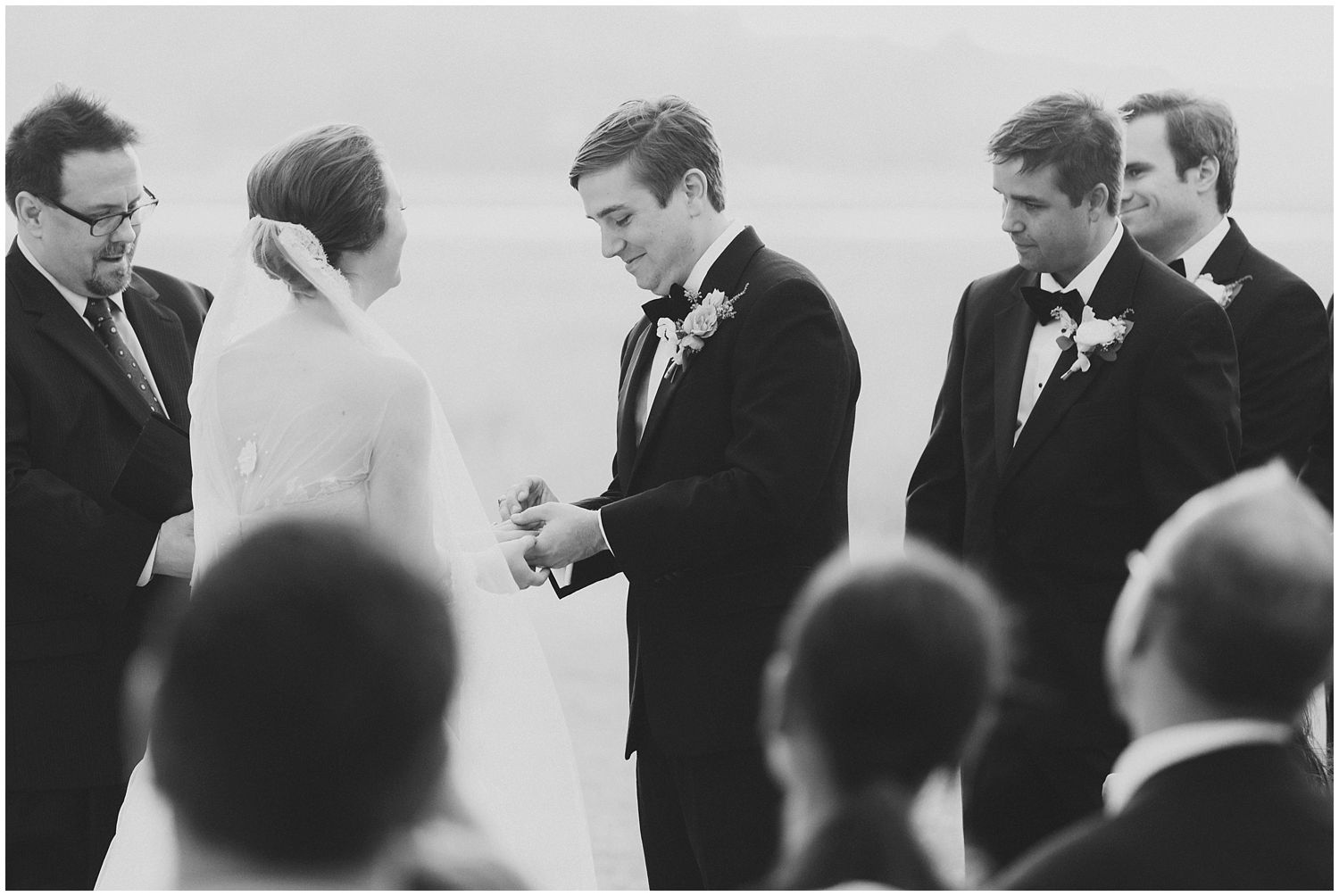 wedding ceremony at cypress trees plantation