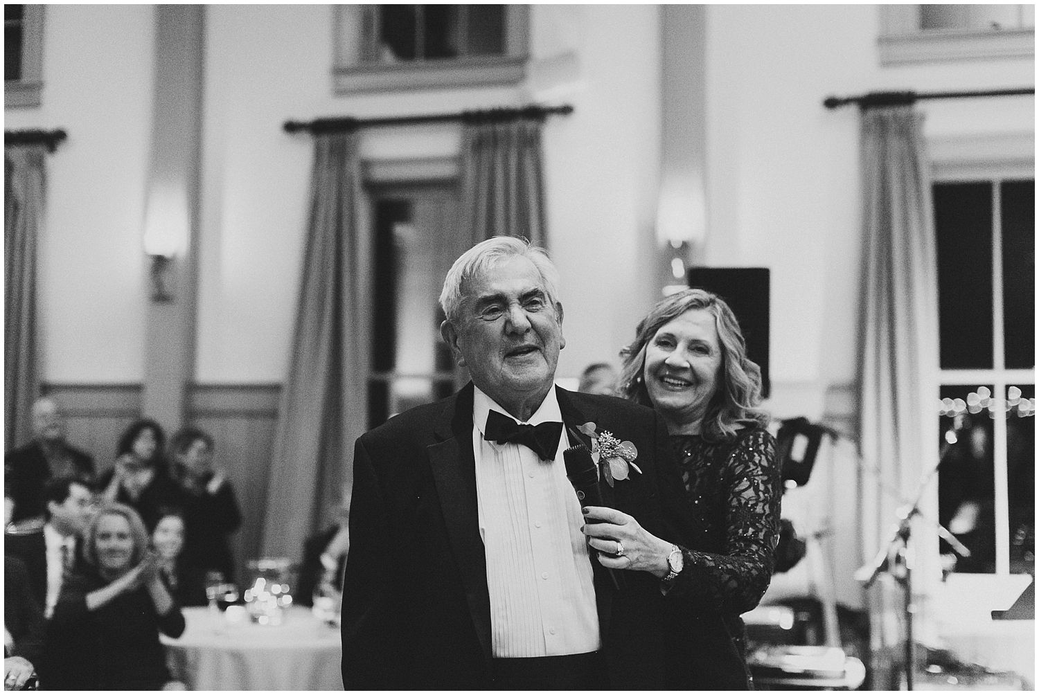 bride's parents dancing