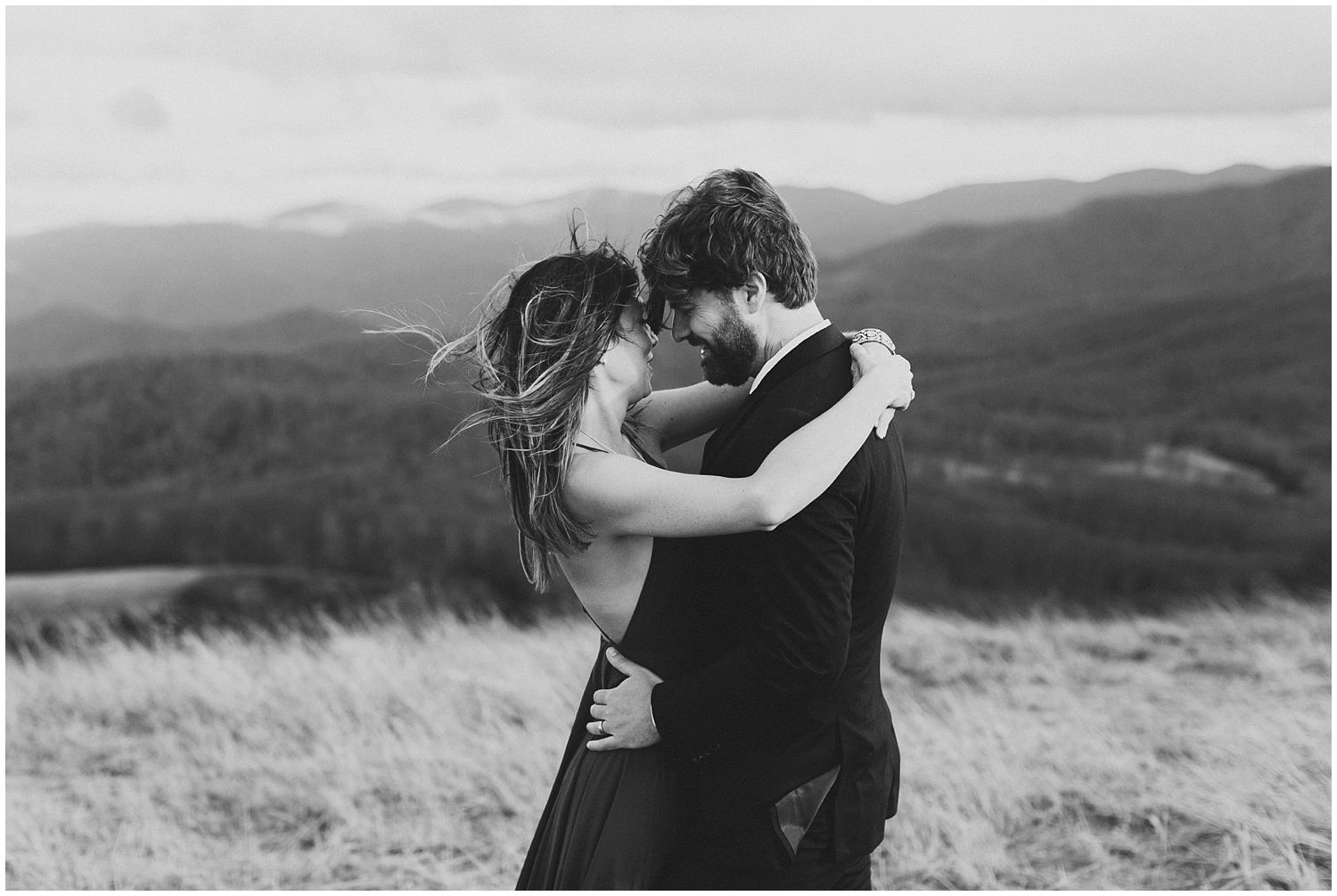 Mountain Engagement Session Asheville