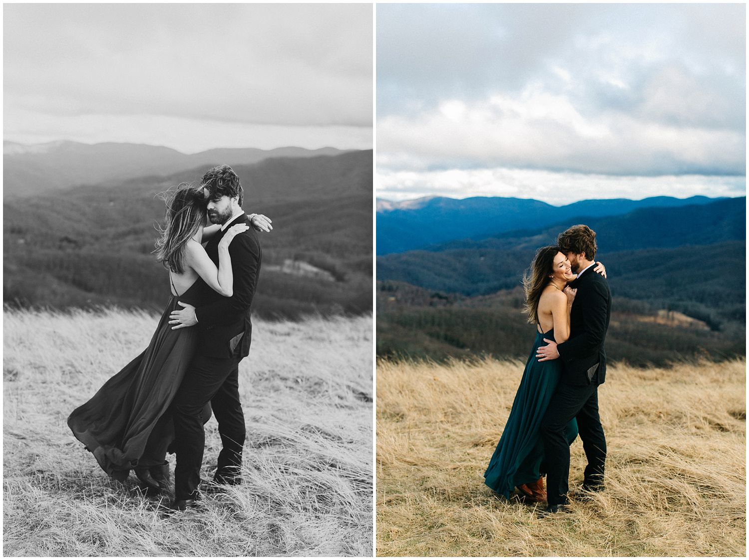 Mountain Engagement Session Asheville