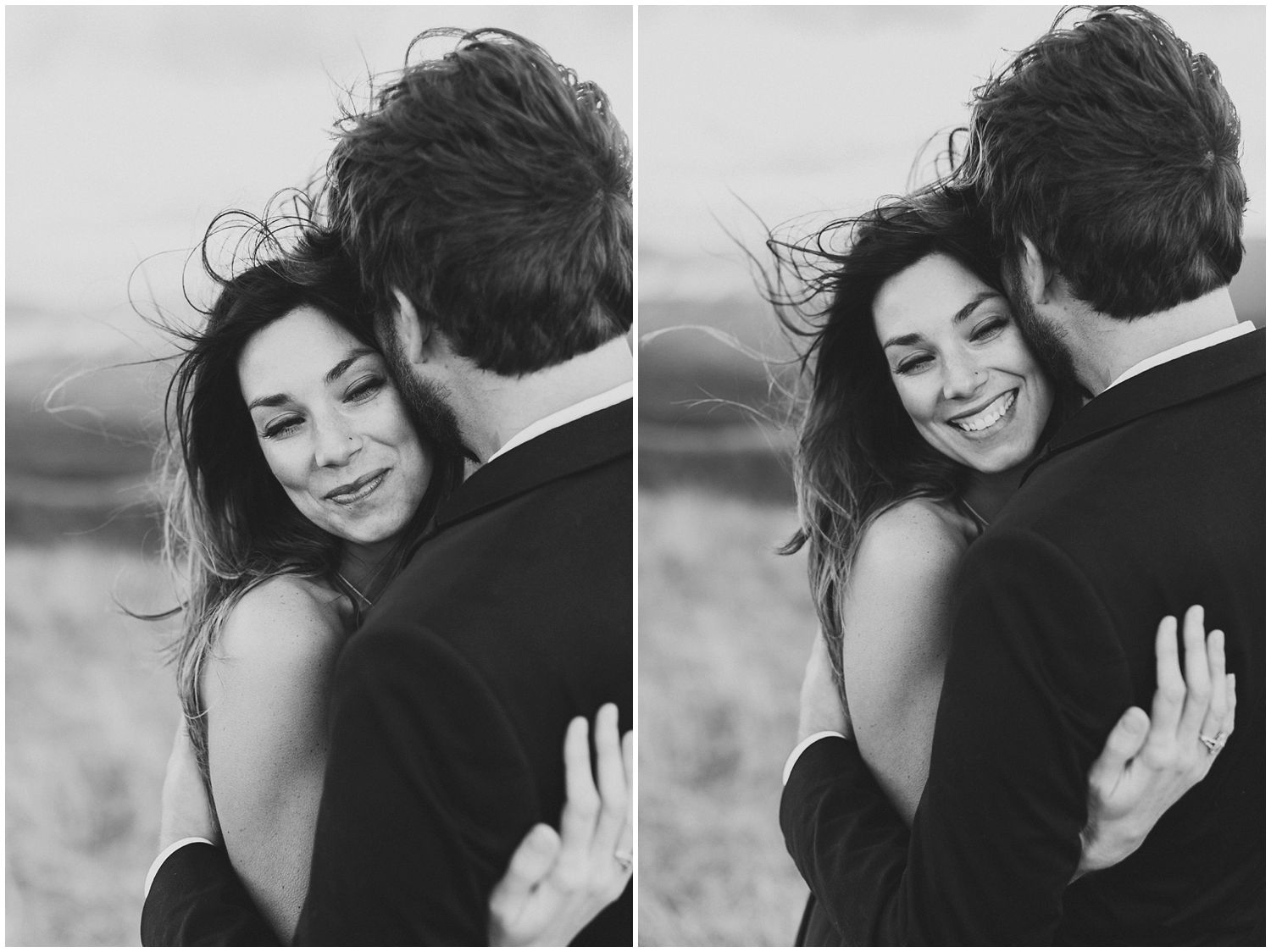 Windy Engagement Session Asheville