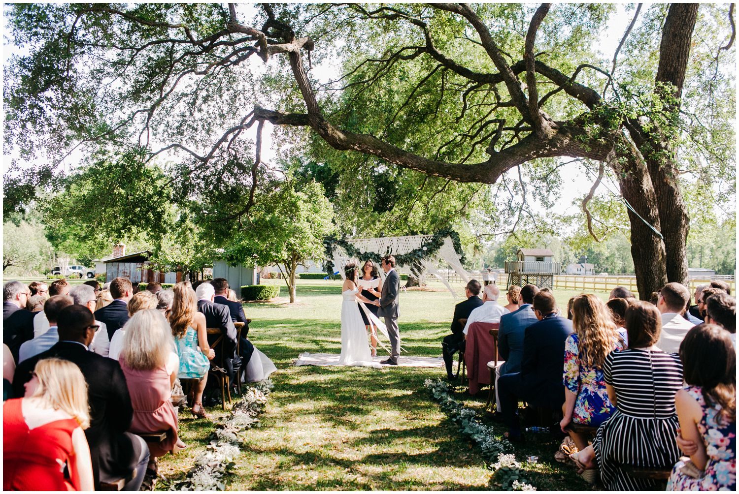 Boals Farms wedding ceremony