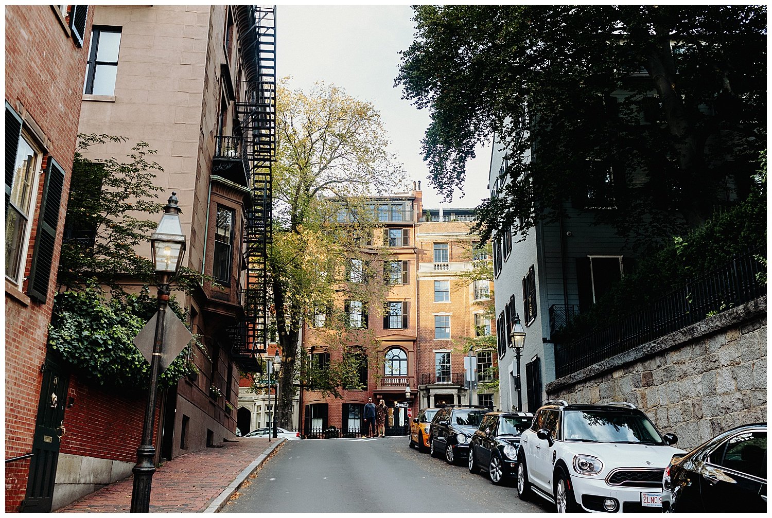 Engagement session in Beacon Hill, Boston