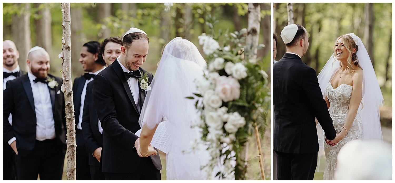 Catskills Jewish wedding ceremony