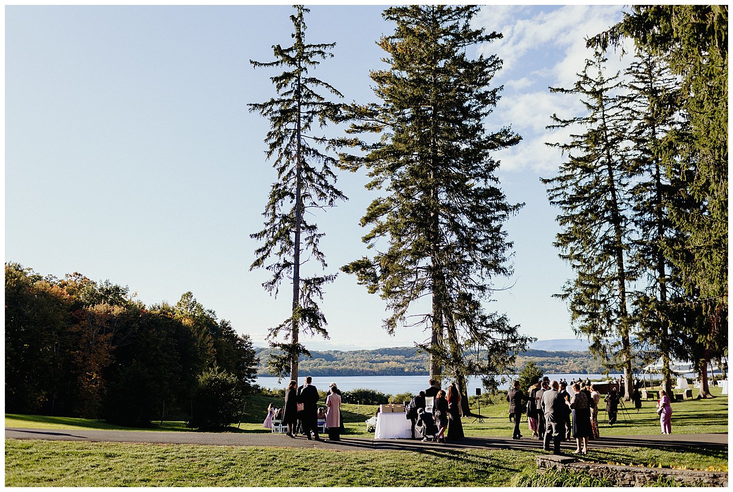 Catskills New York wedding on the Hudson river