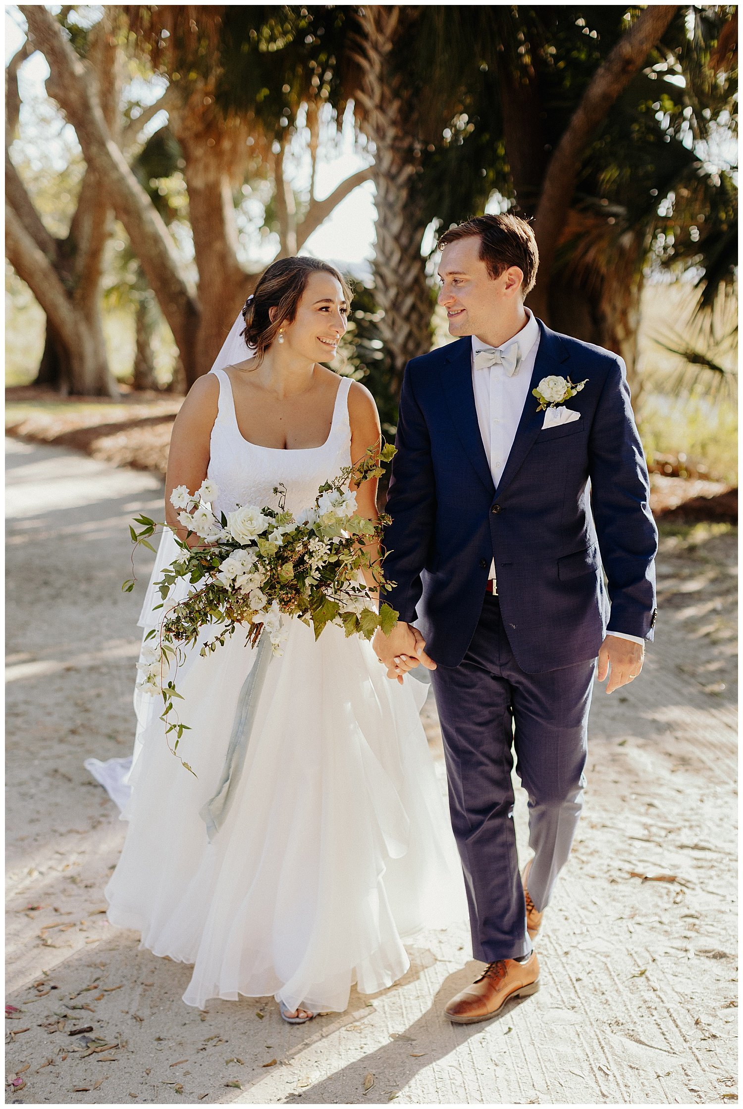 bride and groom lowndes grove