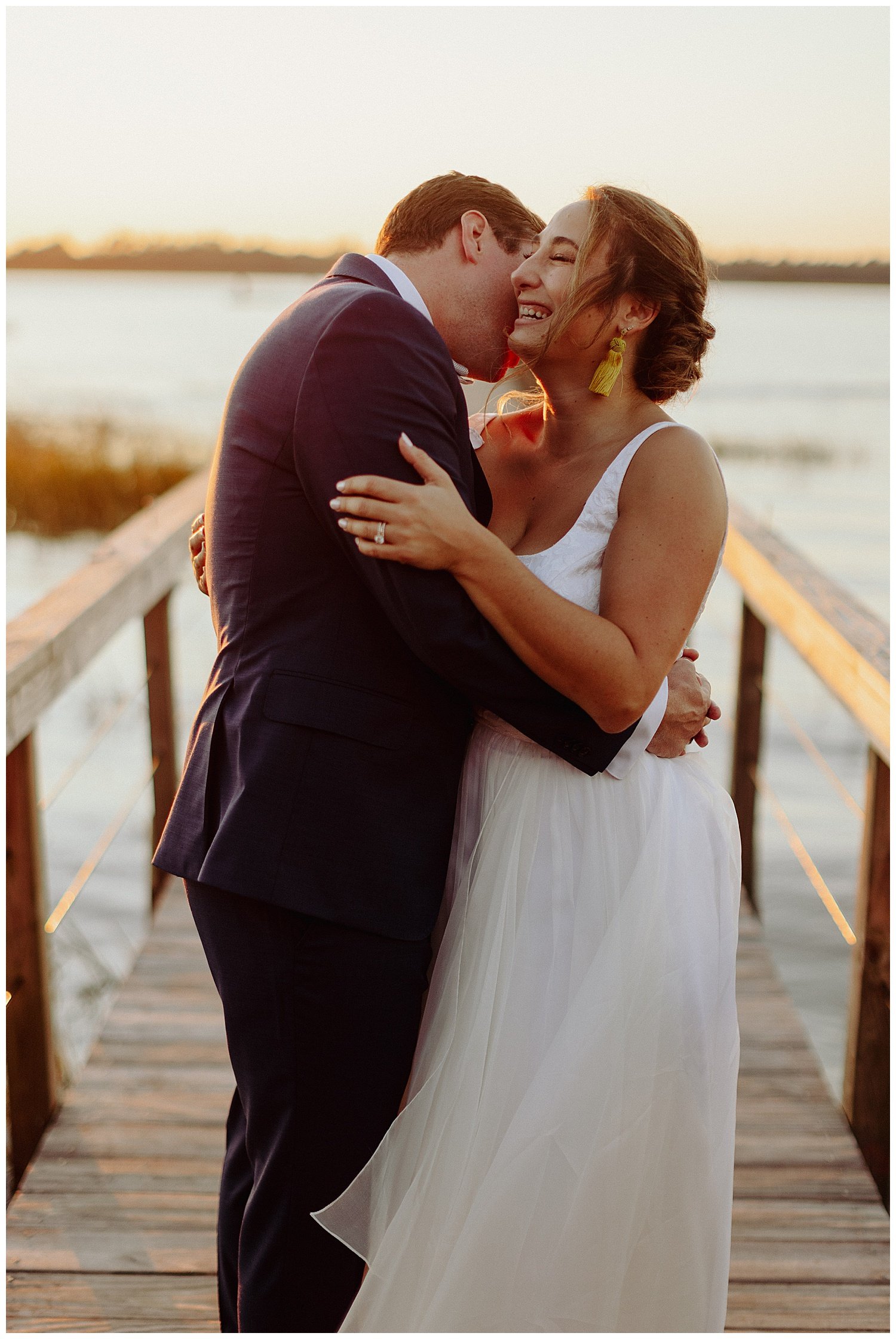 golden hour portraits wedding lowndes grove