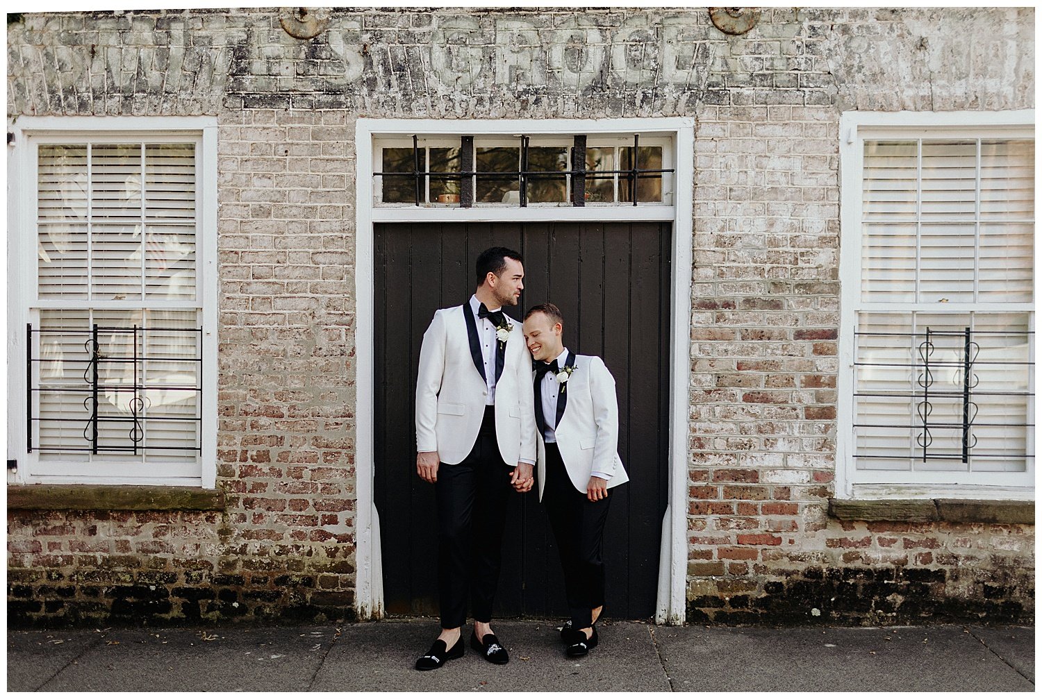 downtown charleston wedding portraits