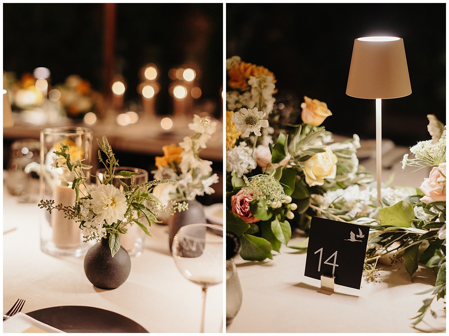 masculine wedding reception for two grooms