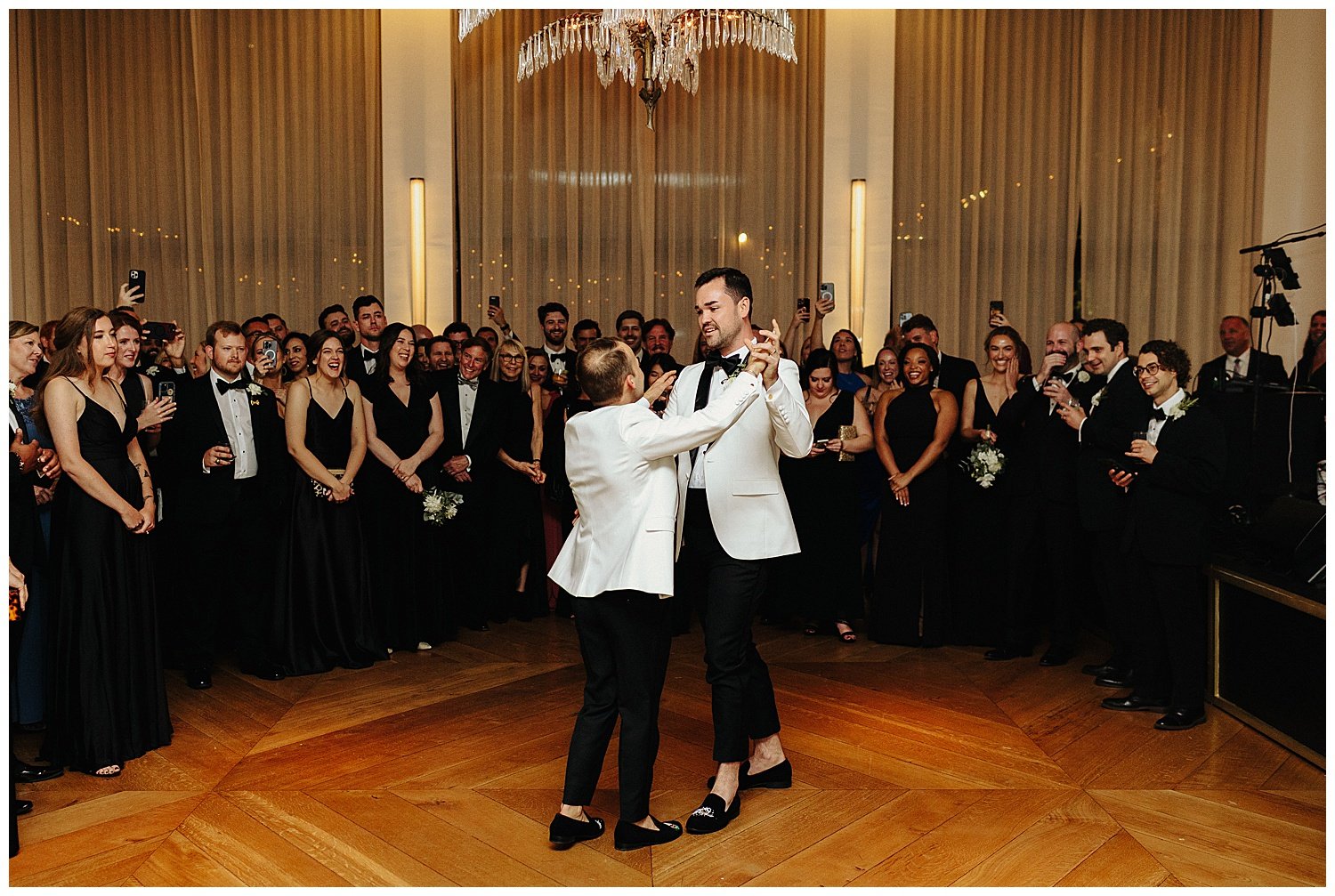 fun first dance for two grooms