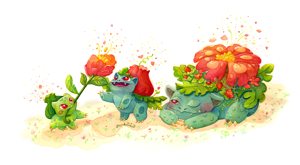 Bulbasaur Evolution fanart