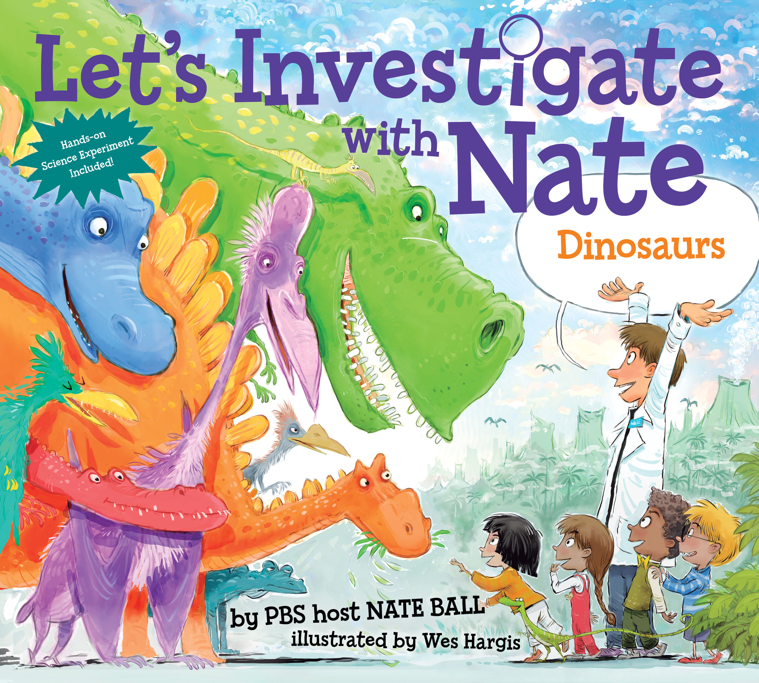 Let's Investigate With Nate #3: Dinosaurs cover