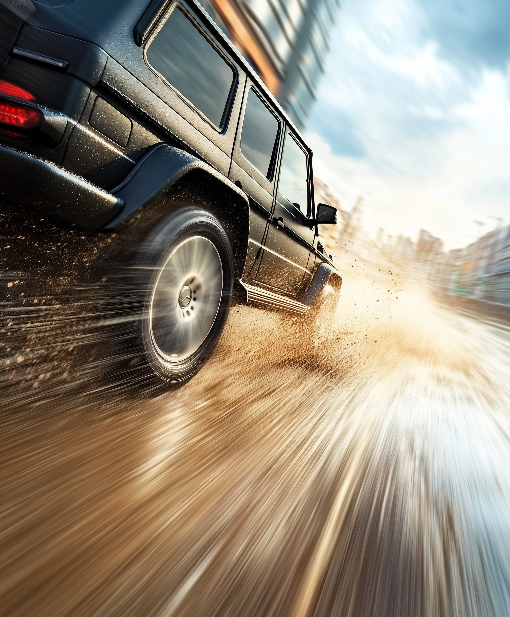 ceadicreative_editorial_photo_of_a_Mercedes_G-Class_SUV_tearing_47e3ceff-89b2-4e8e-ac8c-8a075aa651ee.png