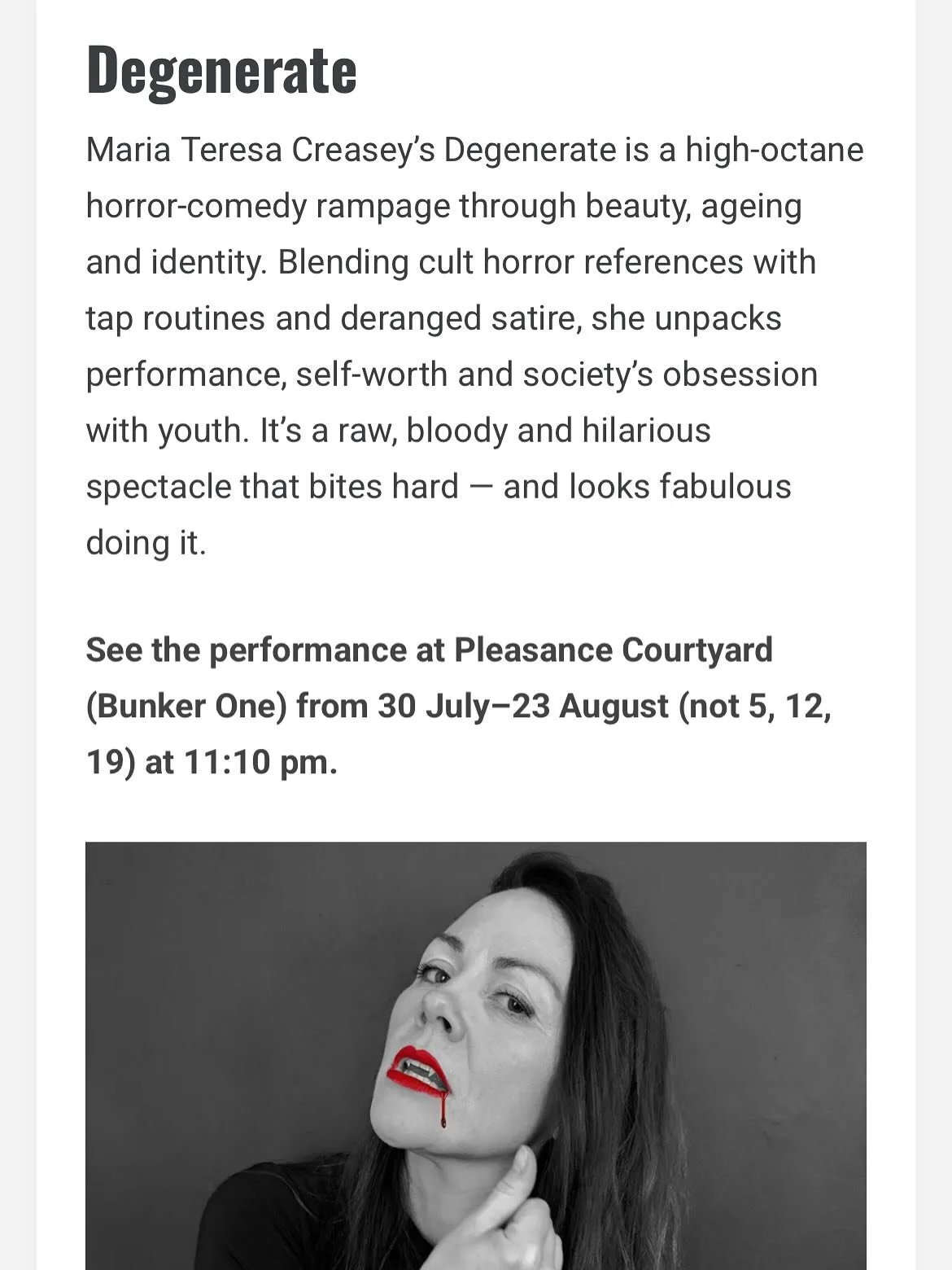 Diva Magazine including us in ridiculously good #edfringe company. From fellow @sohotheatre Lab-bers @jessienixoncomedy and @cam__sh  to just some of the legends we can&rsquo;t WAIT to see - @mmargolyes - @fag_packet - @airlocktheatre - @xhloeandnata