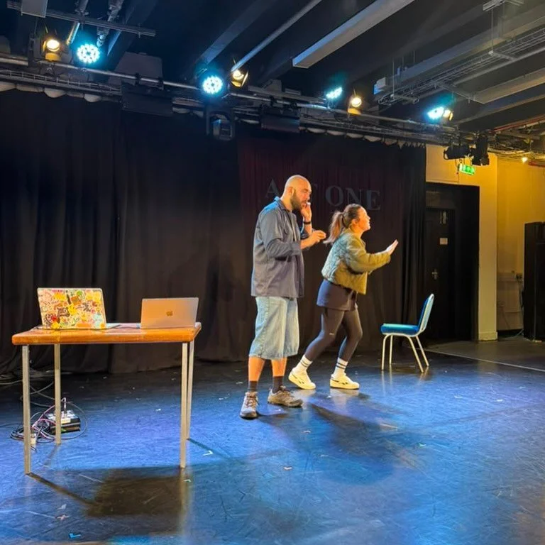 At our desks today scheming and dreaming while going through our feedback from @summerhallarts which btw are so thoughtful, insightful and most of all full of joy ✨✨

❤️&zwj;🔥❤️&zwj;🔥❤️&zwj;🔥 (spoilers redacted 🐦)

Work trip to The Orestia @_brid