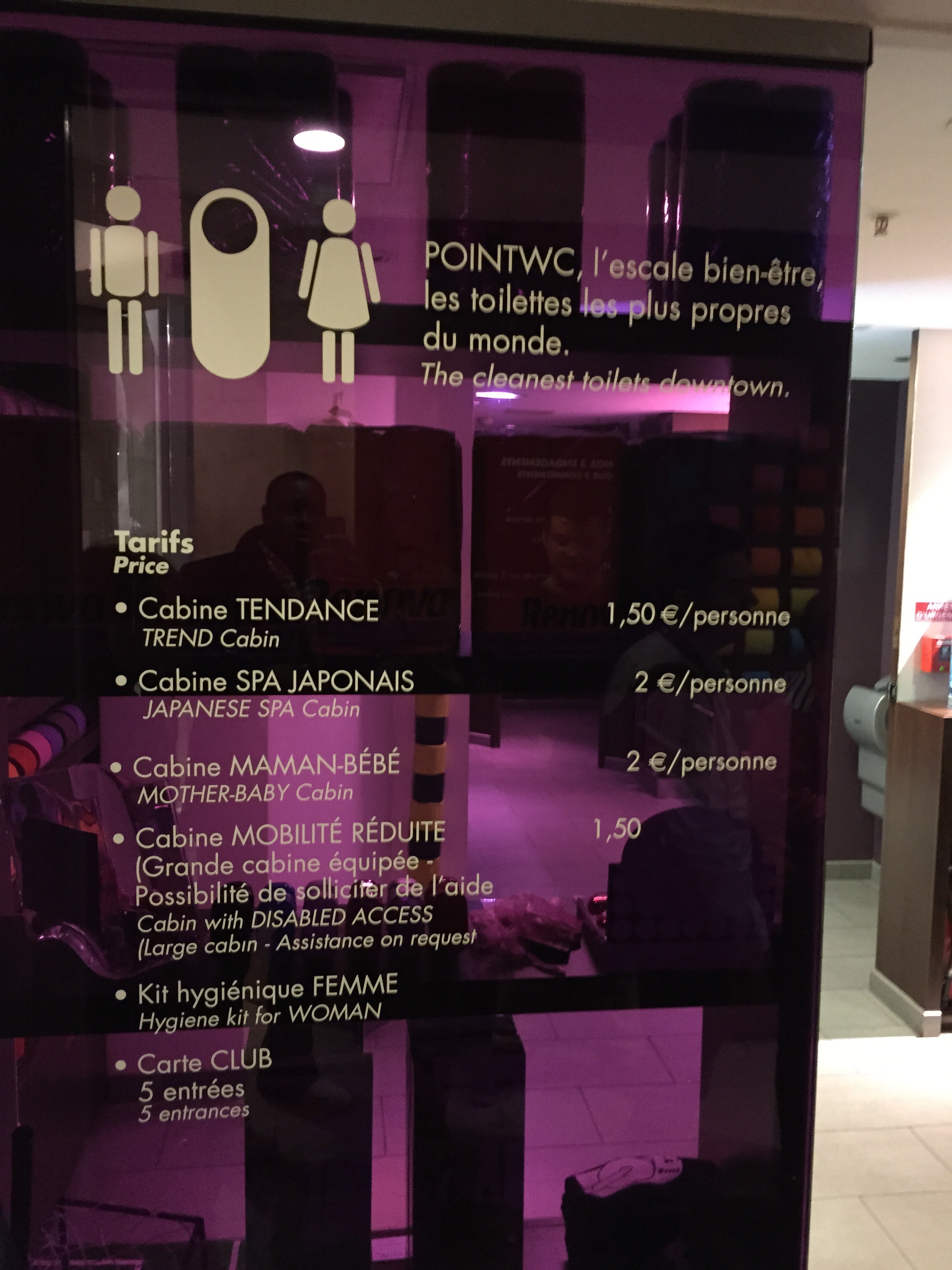 Yes. In Paris you have to pay to use a clean toilet.