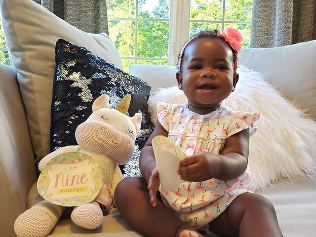 Naomi's 9 month picture - June 2019. #NaomiKinch #NaomiJoy #BabyKinch