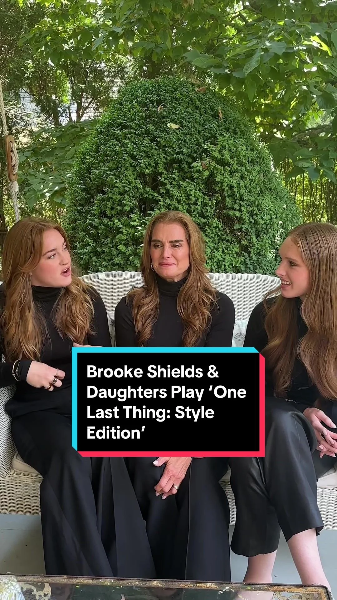 Brooke Shields & her daughters play 'One Last Thing'