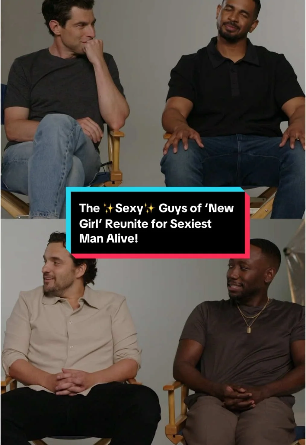The guys of 'New Girl' reunite