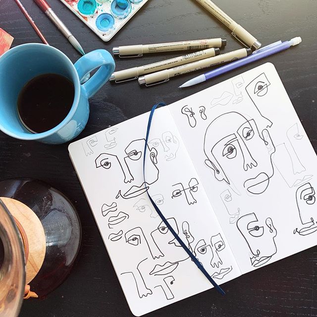 For the love of lines Day 204 of #365daysofart year 3