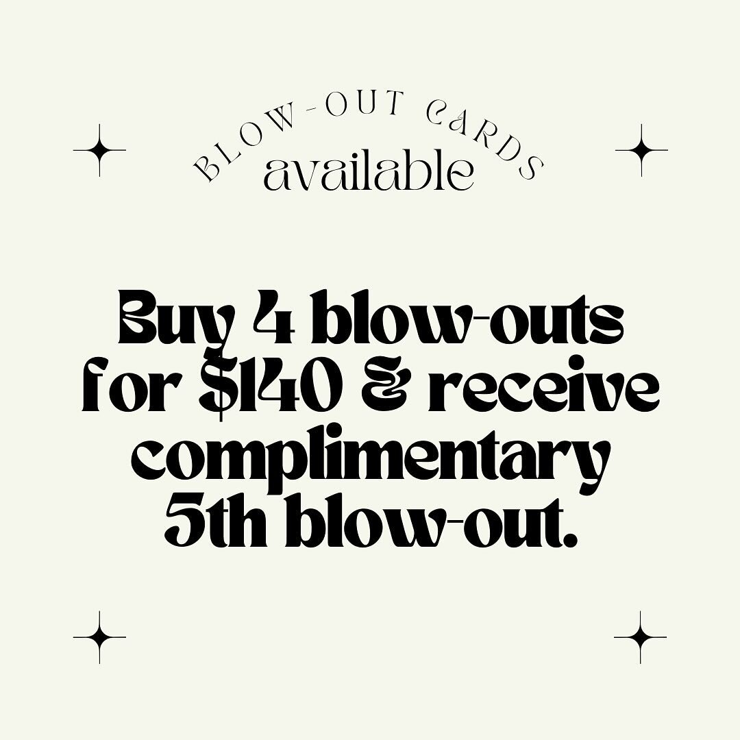 Check it out! ✨best deal for our blow-out girlies