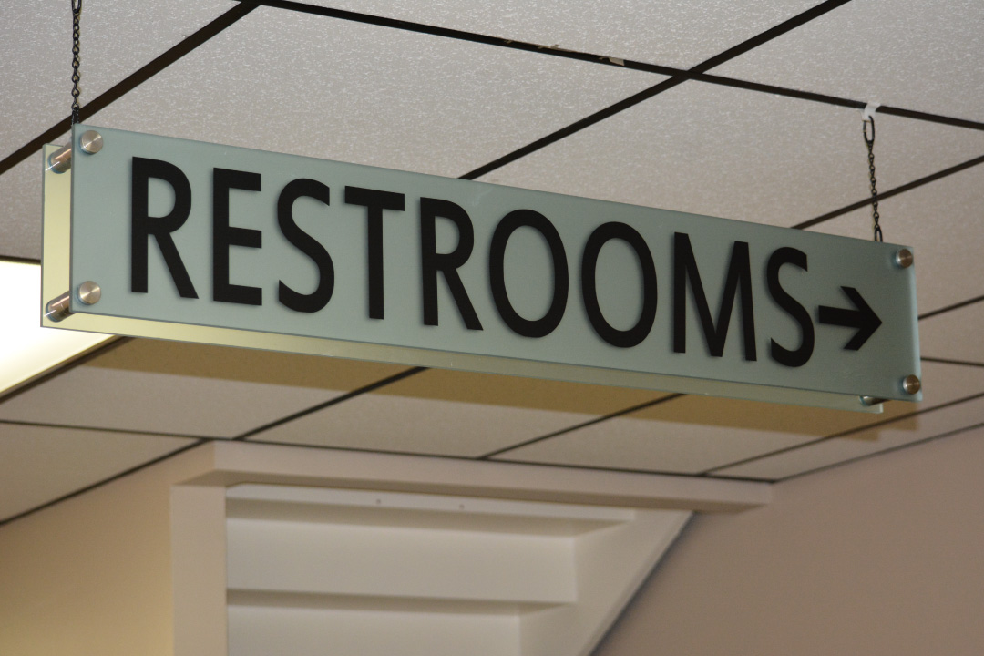 Big-Picture-Imagery-Visual-Group -Signage-Company-Warsaw-IN-Indiana---Warsaw-Wesleyan-Church---Restrooms-Standoff-Sign.JPG
