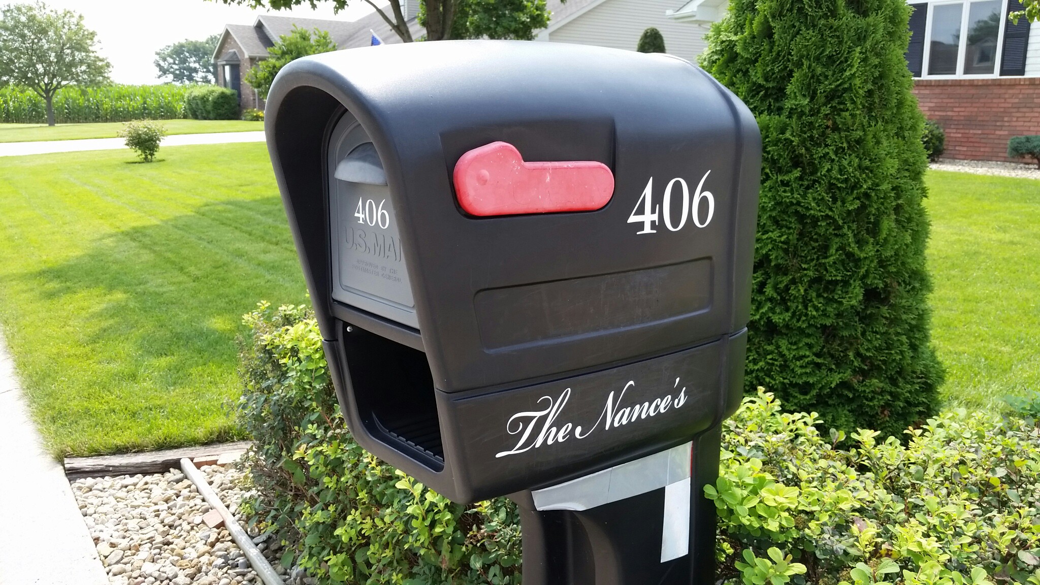 Mailbox Lettering - Athens, IL