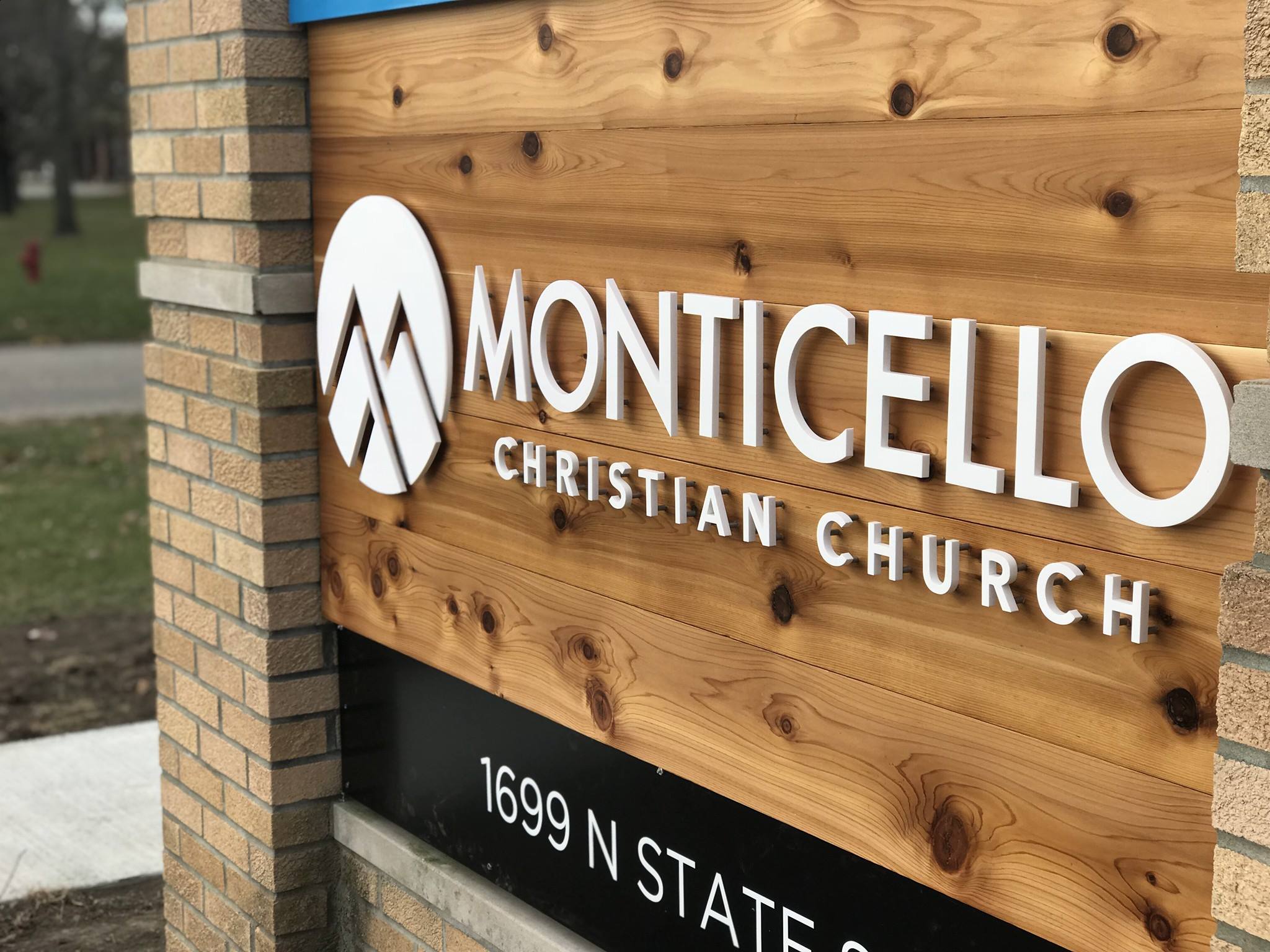 Big Picture Imagery Signs and Service - Monticello Christian Church - Monticello IL - Laser Cut Acrylic - Signage Assembly.jpg