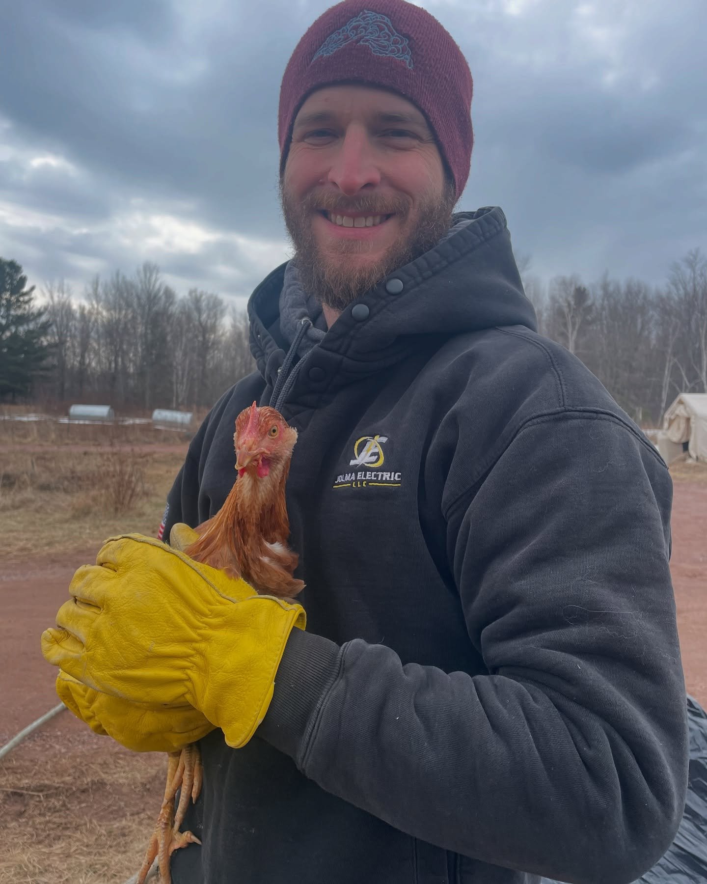 Meet Farmer Tyler. Tyler is the big dreamer of the two of us and the reason we even started raising livestock back in 2013. Tyler is a big animal-lover and spent some time in college working as an assistant to a farm veterinarian. He took that knowle