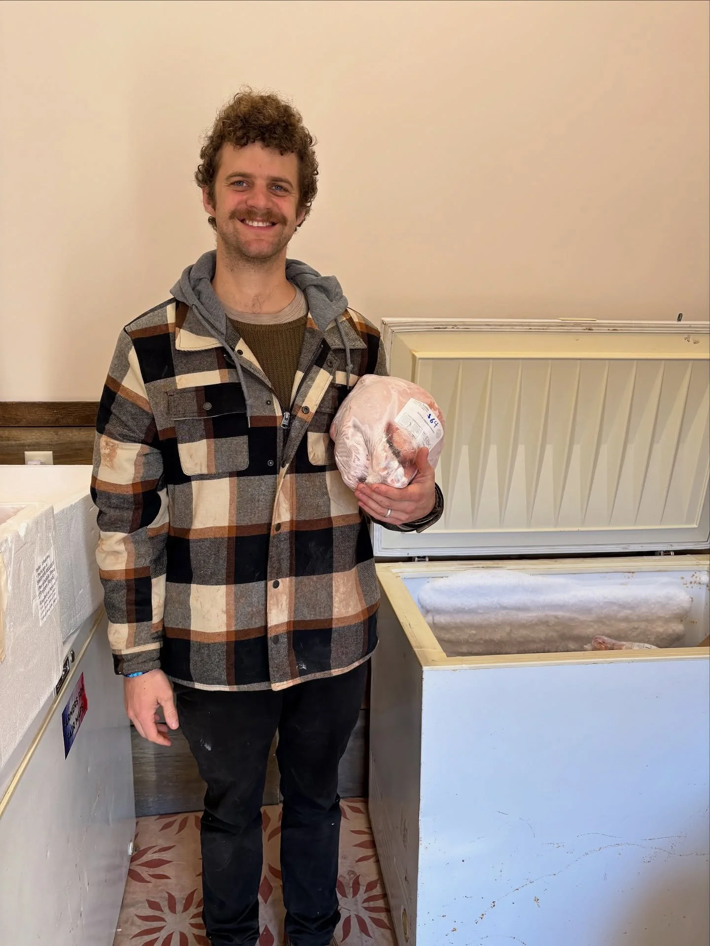 Still looking for your Thanksgiving turkey? Thanks to Jake and Brigid from @drifty_acres, our farm store is stocked with some pasture-raised, organically-fed turkeys! Drifty Acres is based in Poplar, Wis. where they focus on regenerative agriculture 