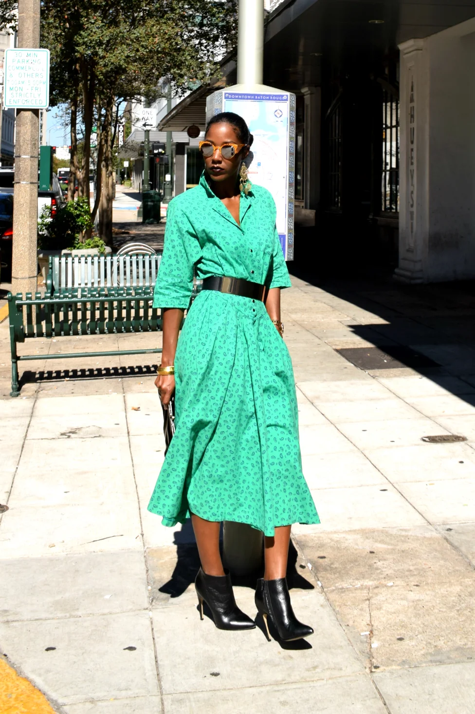 Do The Right Vintage - Green Vintage Dress