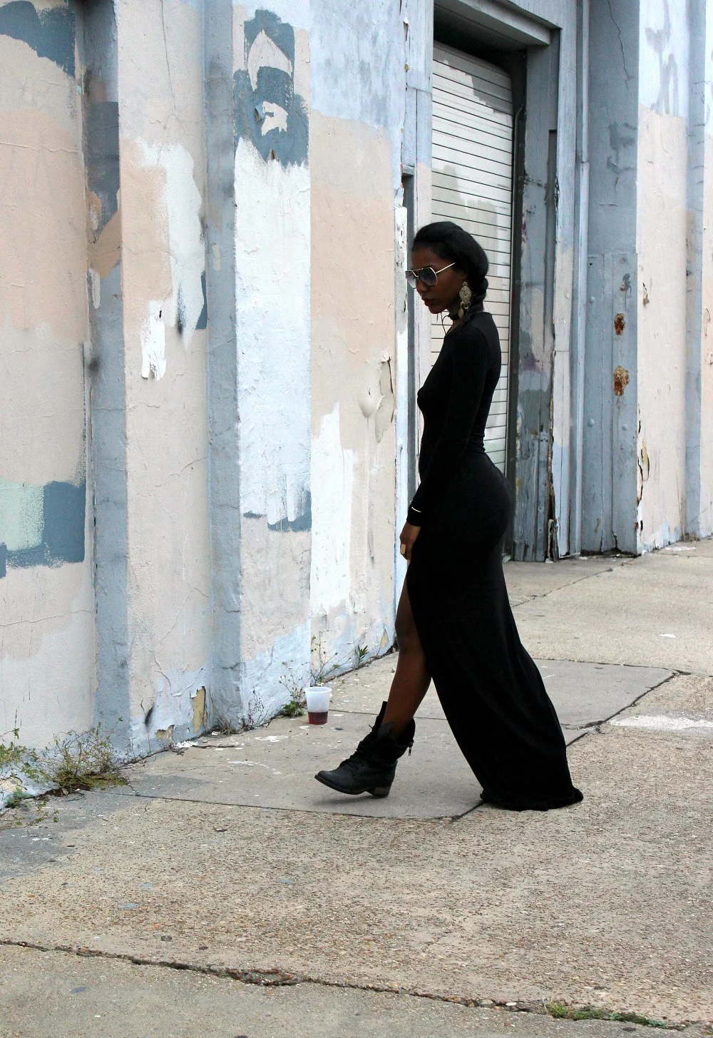 ASOS TALL Super Plunge Jersey Maxi