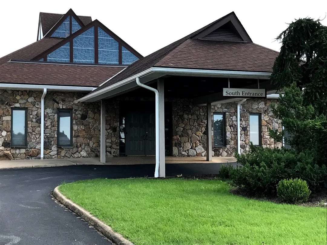South entrance - this entrance leads into the side of our worship center and can lead to the fellowship hall as well.
