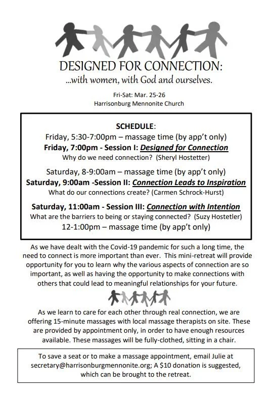 Church Calendar — Harrisonburg Mennonite Church