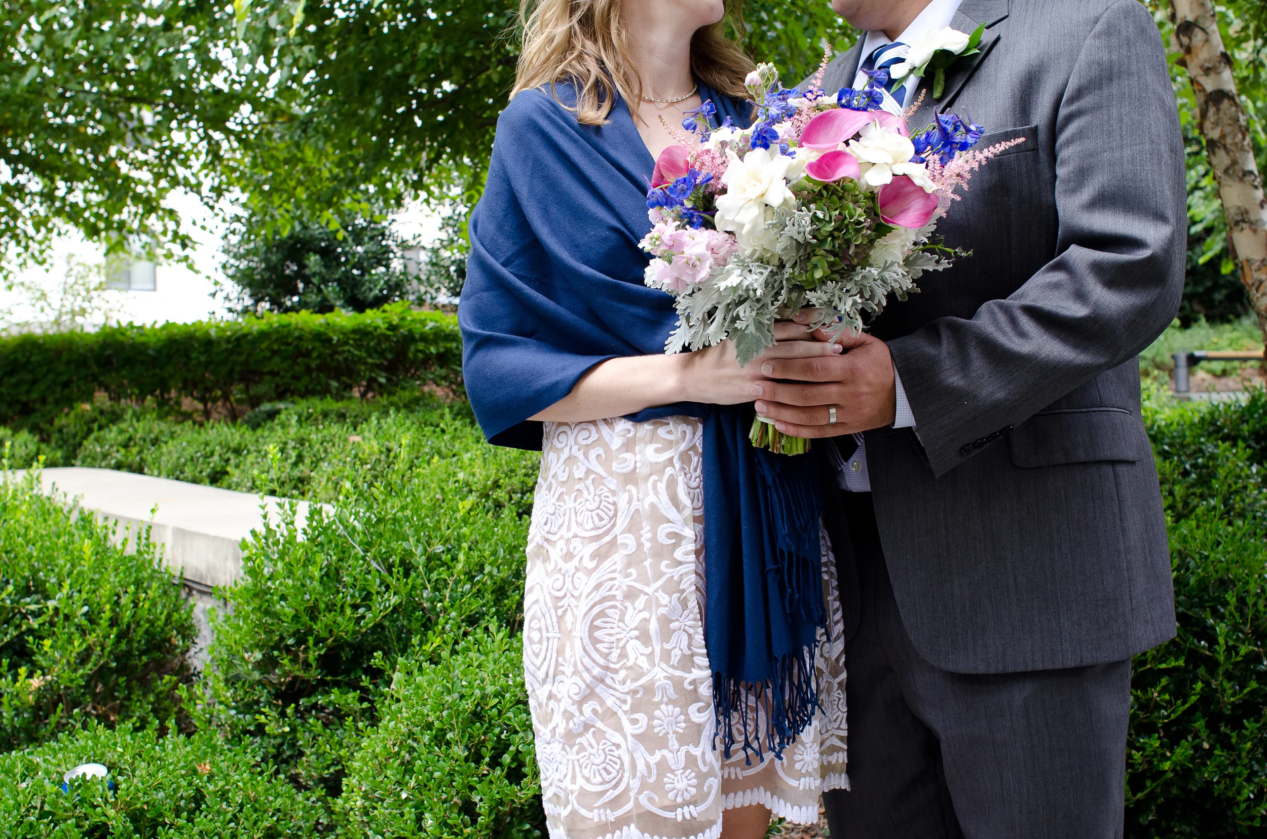 Samantha & Brian | Arlington Intimate Garden Wedding