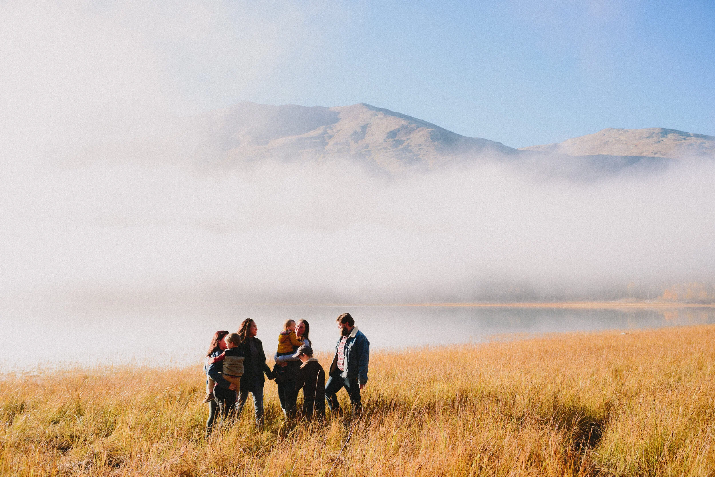 Chace | Eklutna Lake Fall Family Session