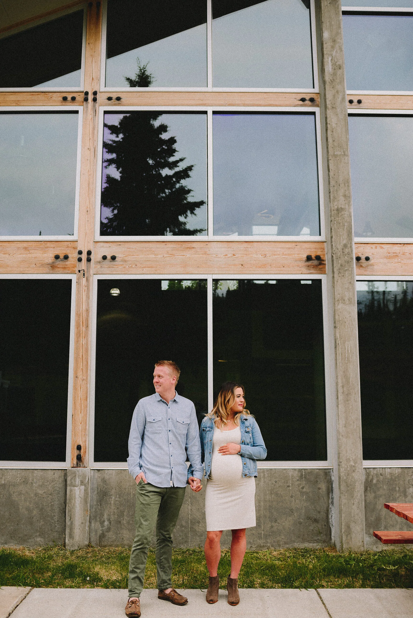 Anna &amp; Ryan | Hilltop Ski Area Maternity Session