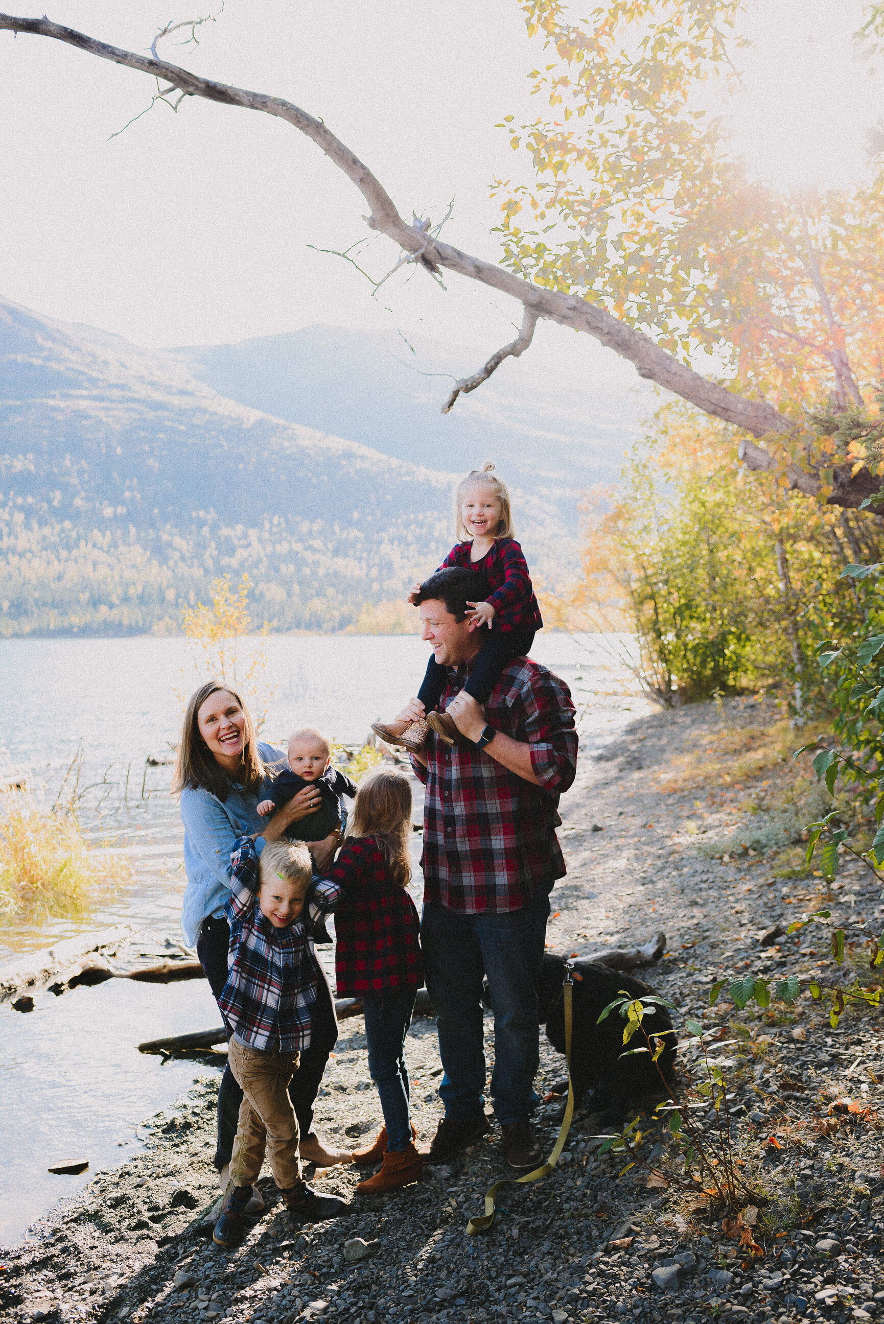 Walker | Eklutna Lake Fall Family Session