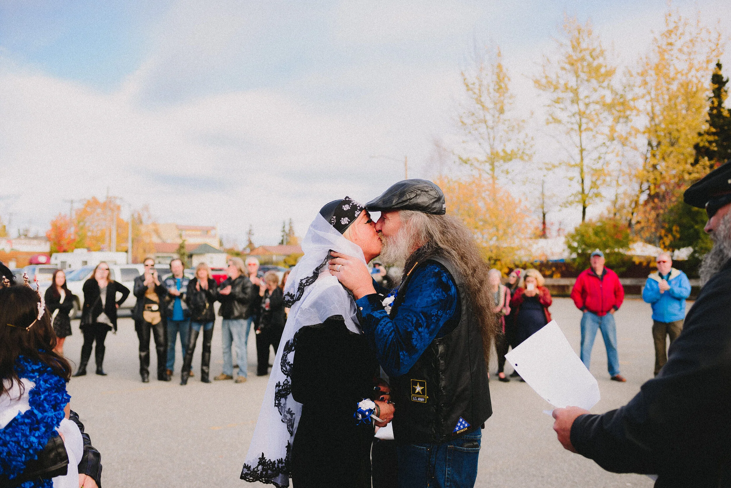 Cheri &amp; Mark | Downtown Anchorage Biker Wedding