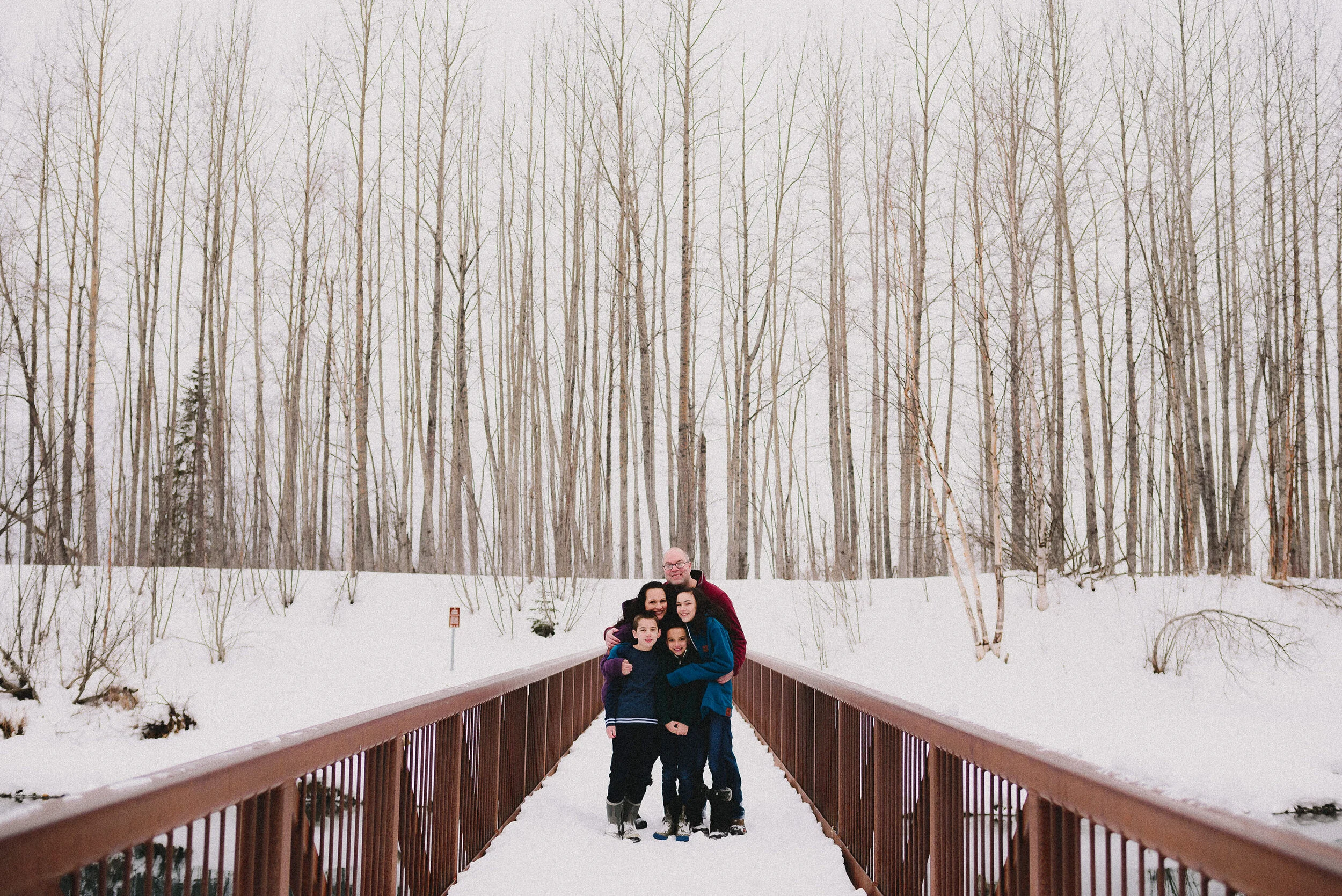 Beatty | Eklutna Tailrace Winter Family Session
