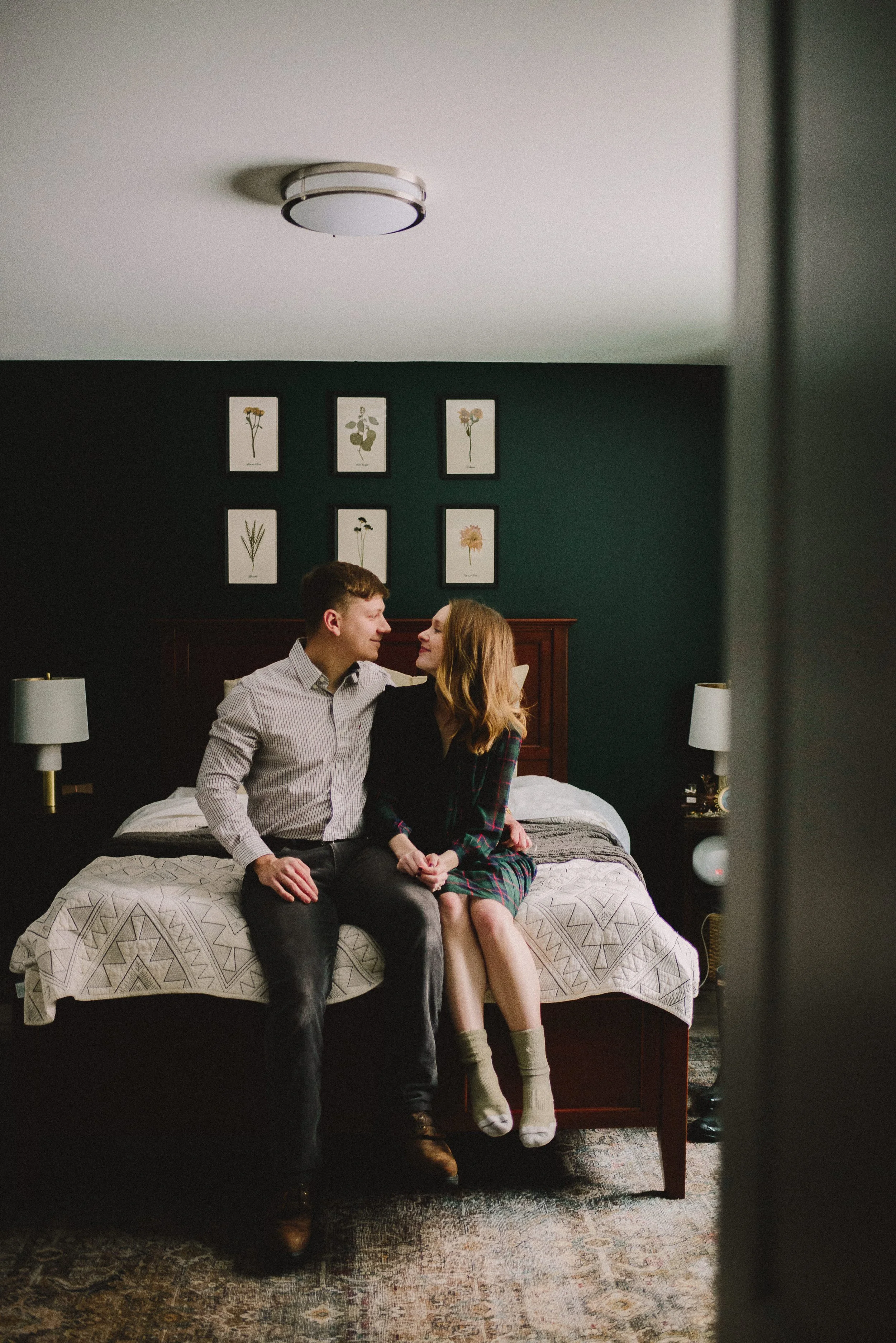 Emma &amp; Mitchell | Wasilla In-Home Couples Session