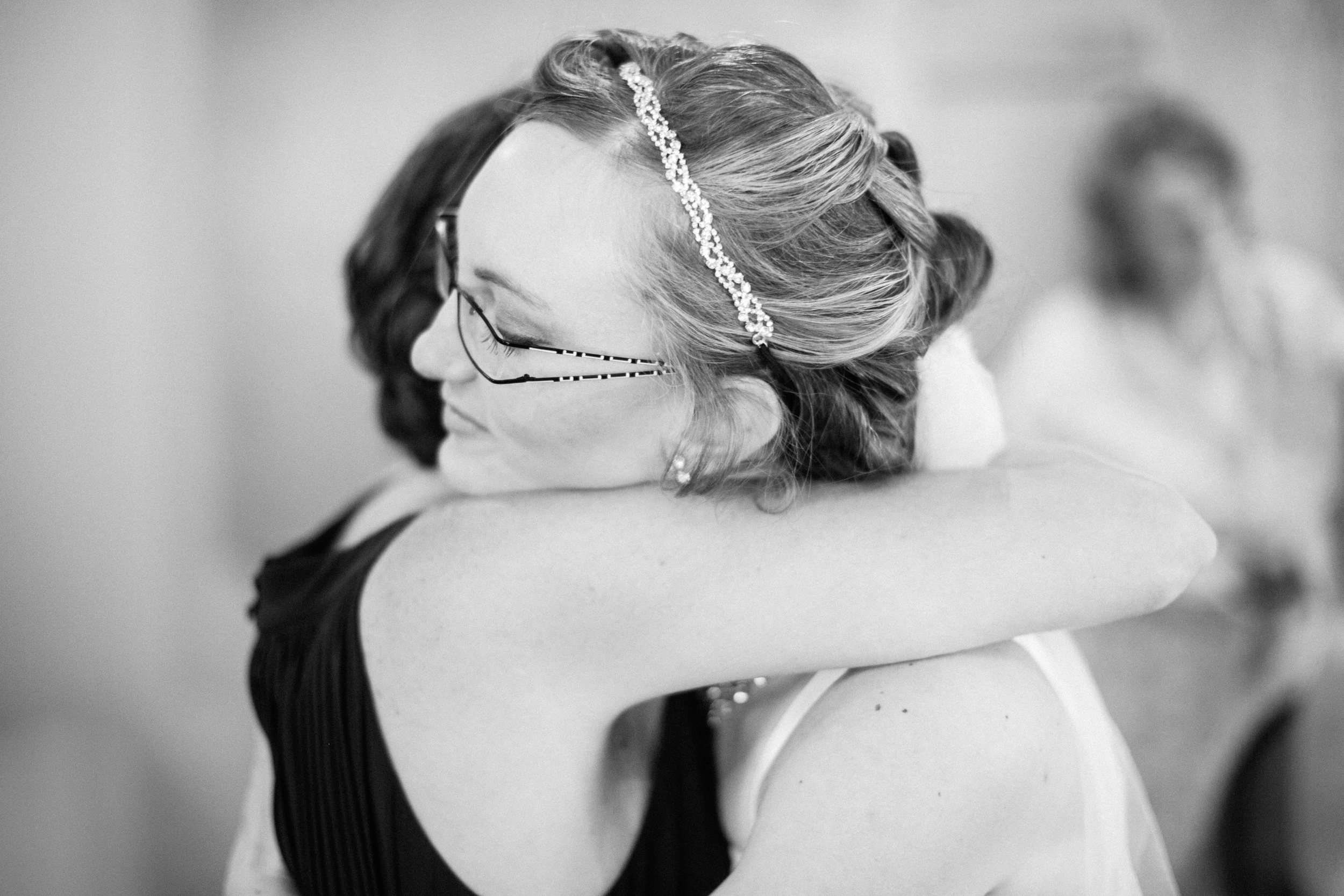 I don't know how many hugs went out to her that day. 