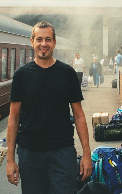 Moscow station, en route to Sydney after my move to Australia, 2002