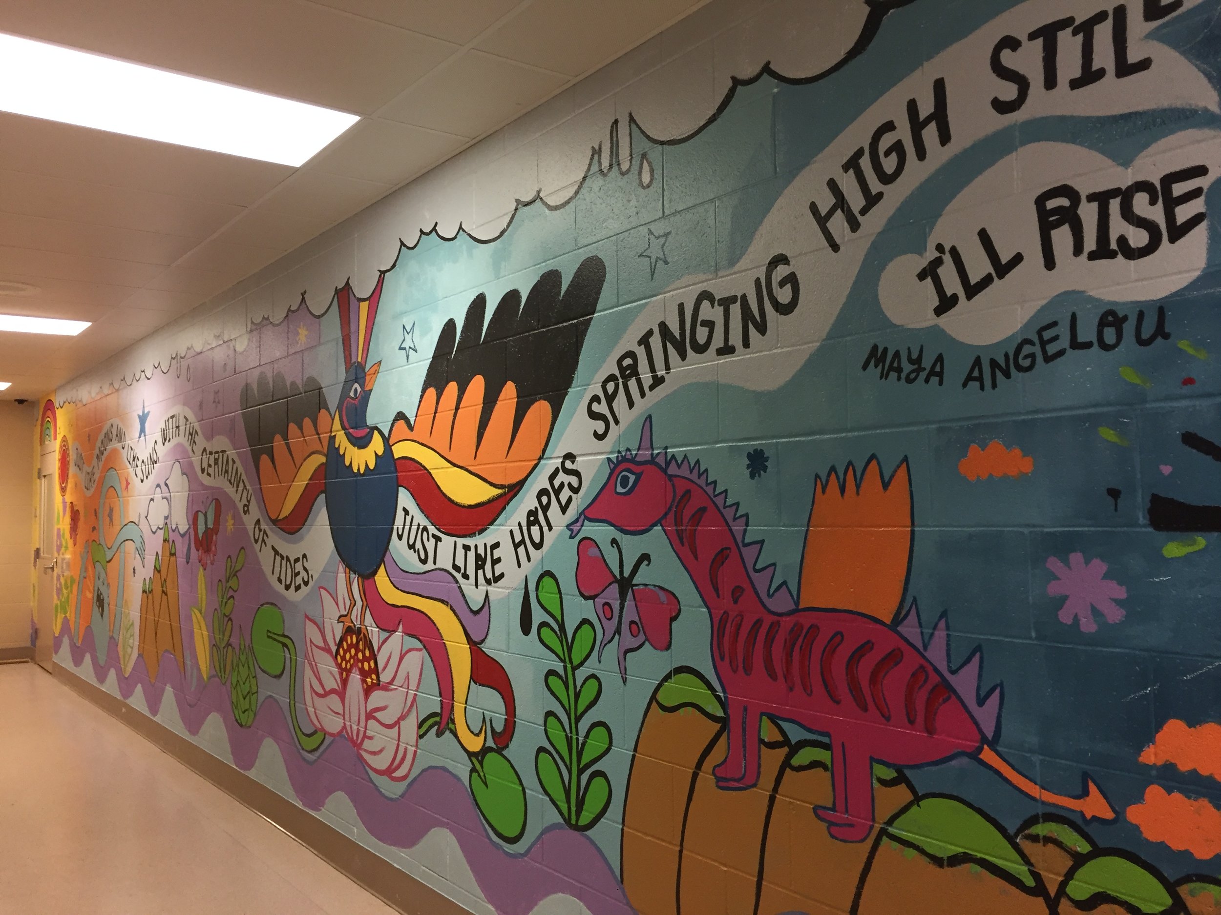 RISE mural at the Dane County Detention Center