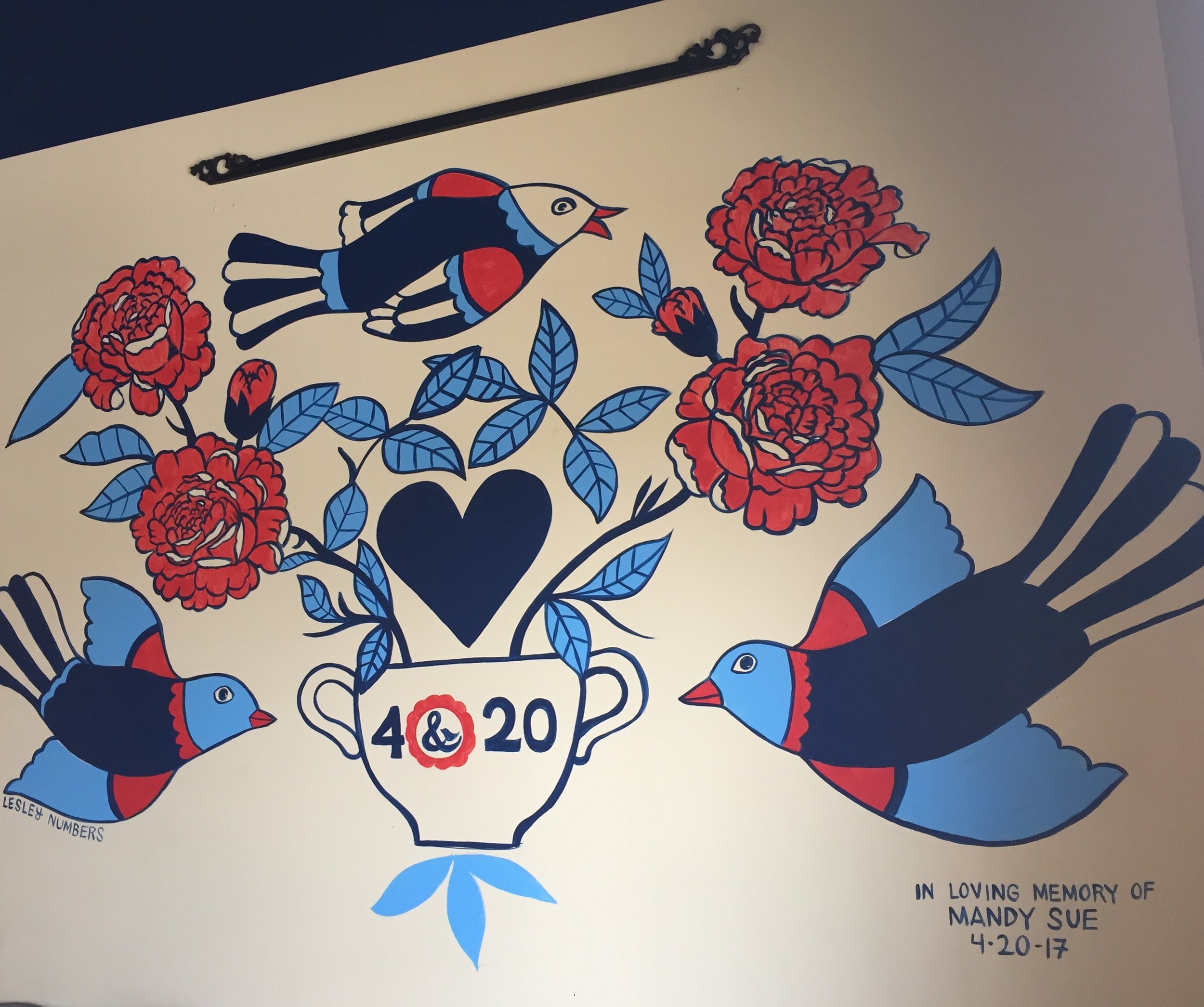 4 & 20 Bakery Mural (for Mandy)