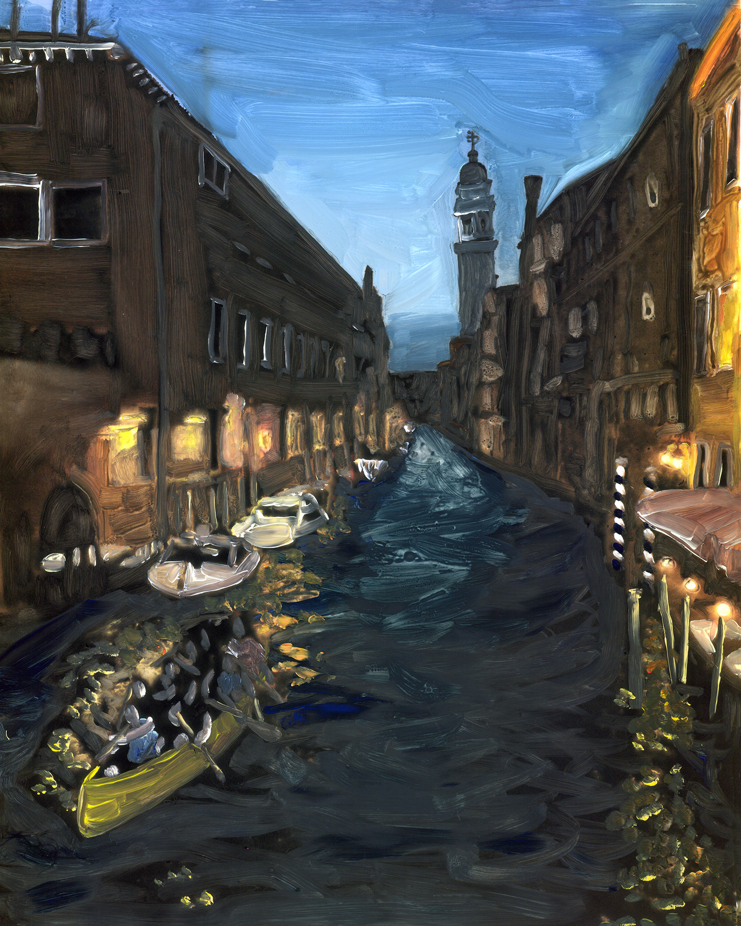 Venice at night