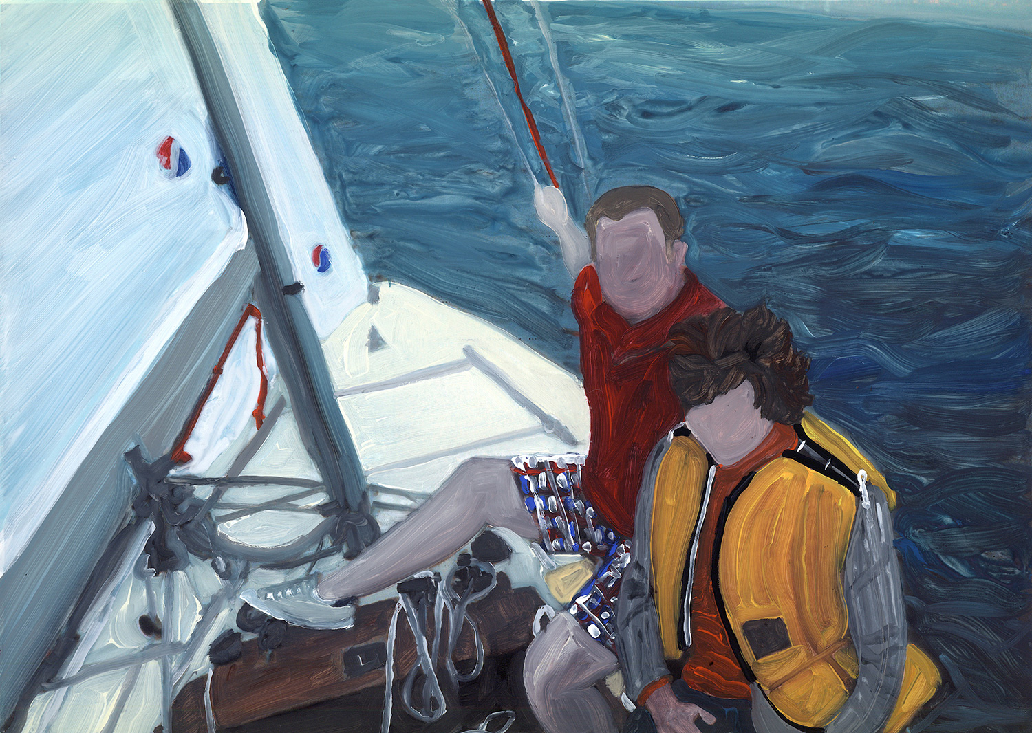 sailing away