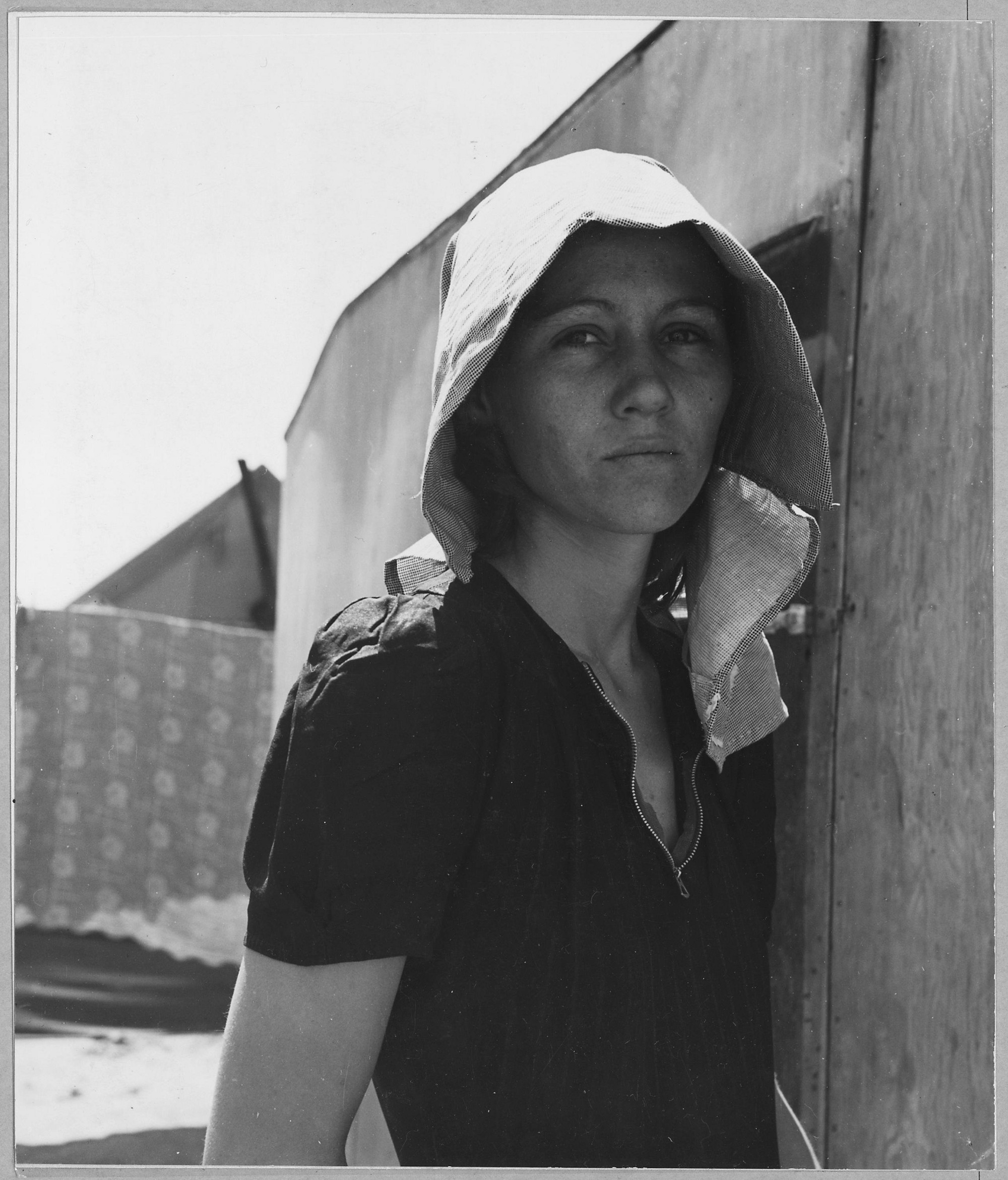 Young Migratory Mother In Edison, Kern County, California, Originally From Texas