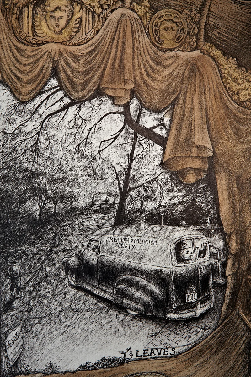 Eats, Shoots & Leaves, 2015 (detail)